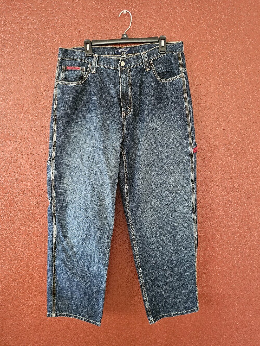 U.S. Polo Assn. Relaxed Fit Dark Blue Jeans